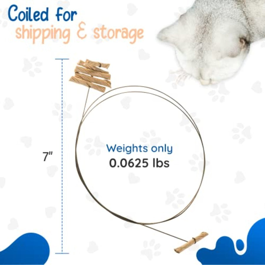 Interactive Cat Toy Fun and Fitness for Your Furry Friend Engaging Paper Roll Attached with 30 Inches ible Spring Steel Wire fo