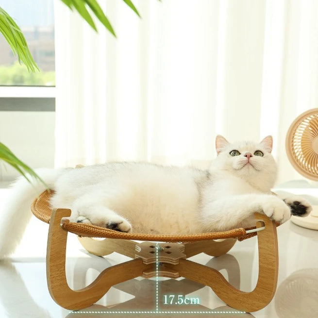Pet Dog Summer Ice Bed Removable Cats Cooler Bed Summer Cats Mats Hammock Pet Supplies Suitable for Cats Under 10kg
