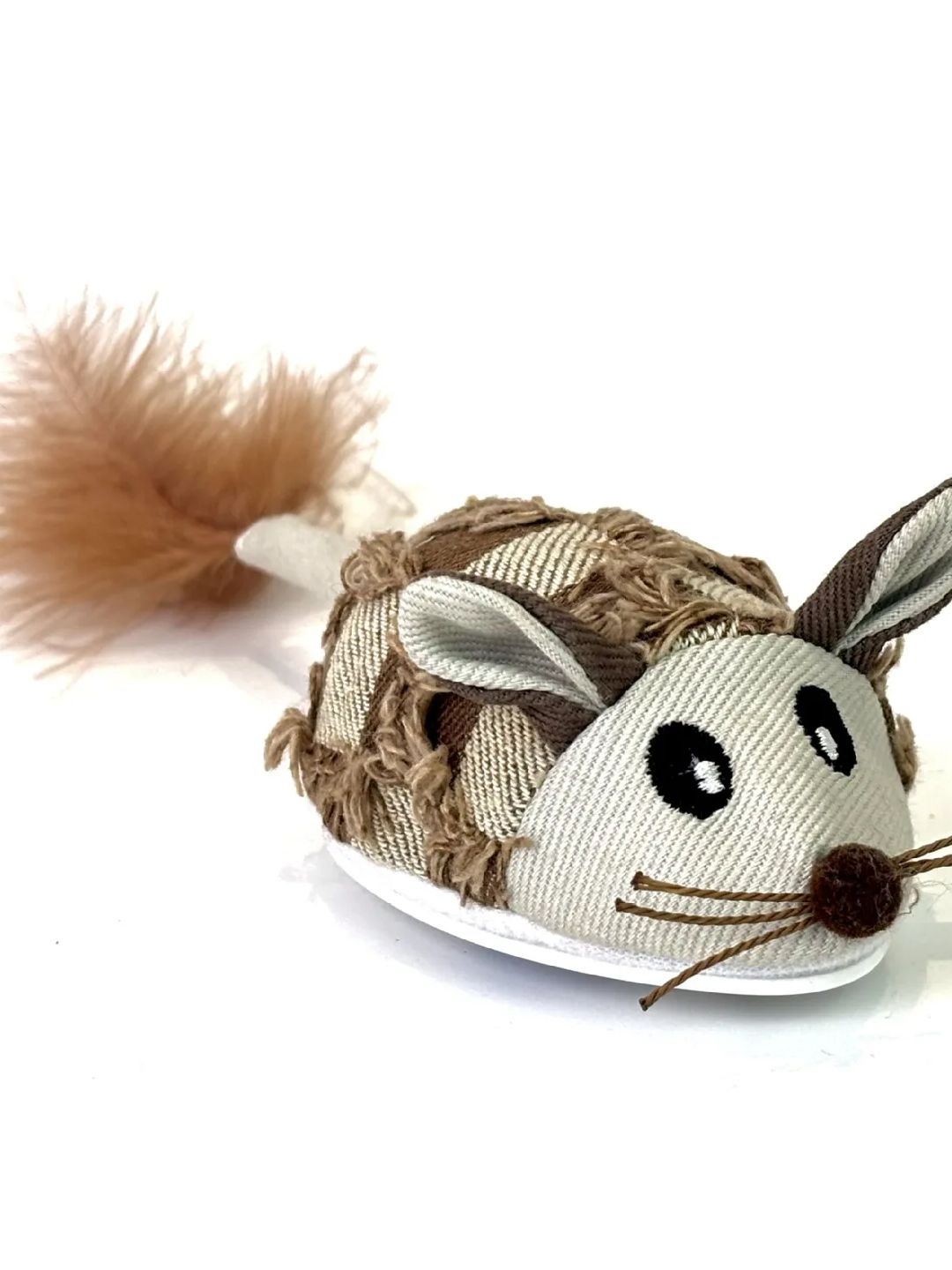 NEW Motion Cat Toy, Electronic Moving Mouse Cat Toy, Interactive Cat Toy with Rechargeable Battery, Sound Box Cat Mouse Feather